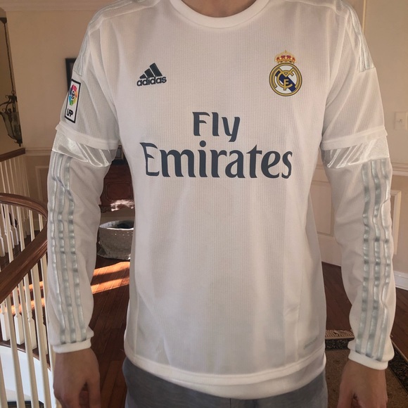 adidas Shirts | Real Madrid Soccer Long Sleeve Jersey | Poshmark adidas Shirts | Real Madrid Soccer Long Sleeve Jersey | Poshmark